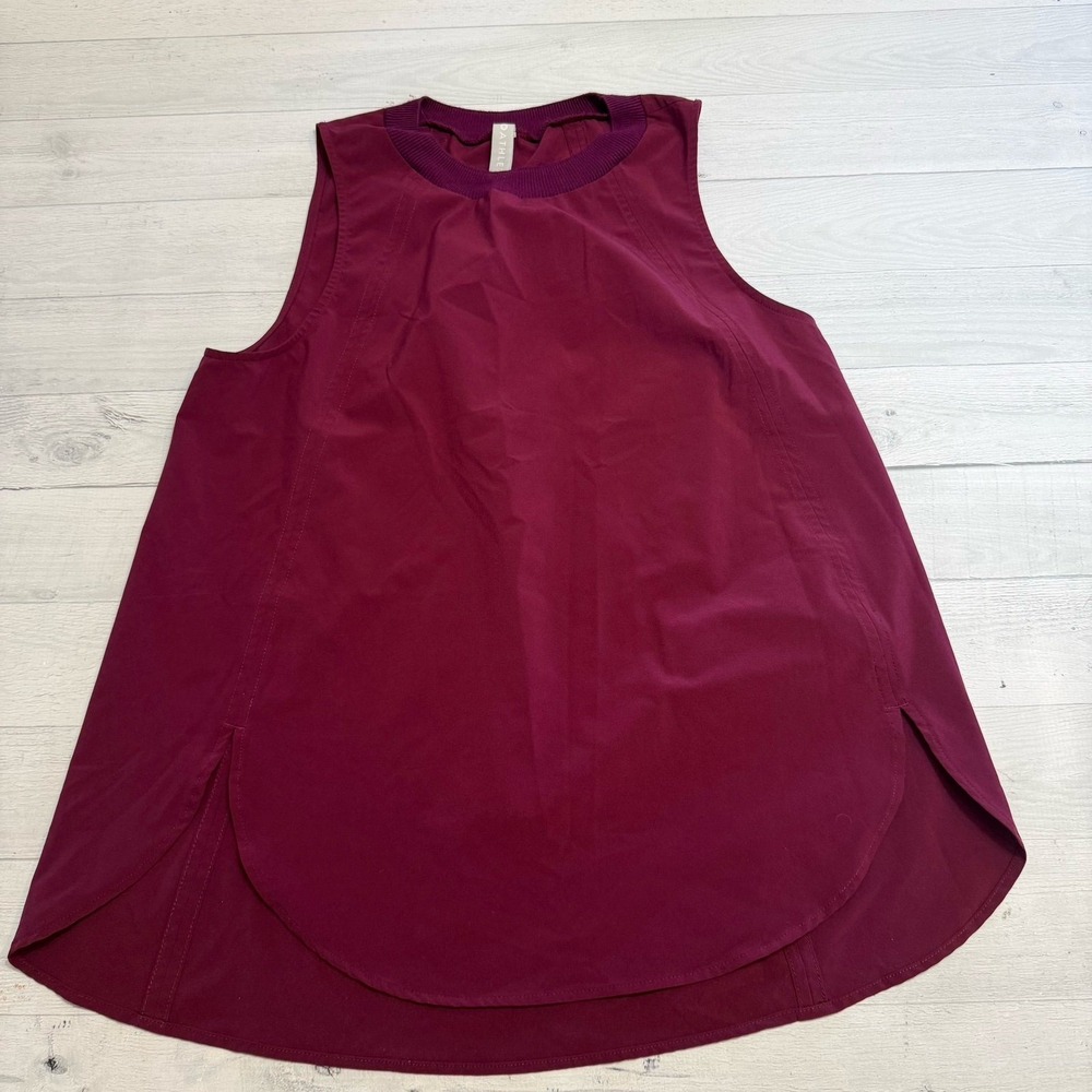 Athleta women's burgandy tank top‎ size small